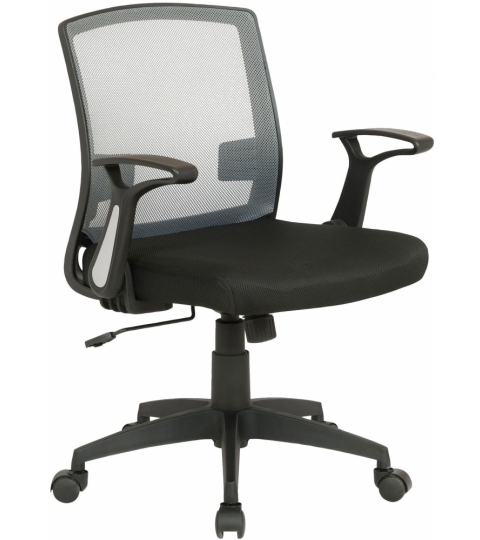 Kancelářská židle Irena, černá / šedá