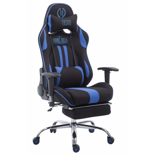 Kancelářská židle Irina, černá / modrá - 1