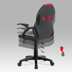Kancelářská židle Jaime II, červená - 6