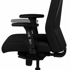 Kancelářská židle Jener, 135 cm, černá - 6