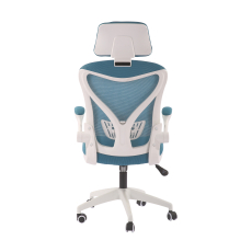 Kancelářská židle Jolly White HB, textil, modrá - 5