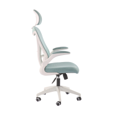Kancelářská židle Jolly White HB, textil, světle zelená - 3