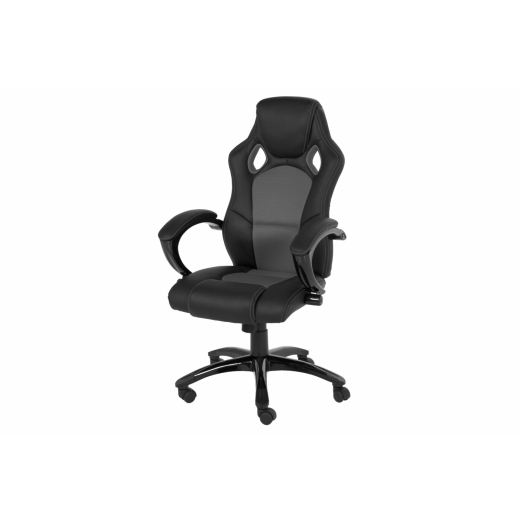 Kancelářská židle Kalyssa, černá / šedá - 1
