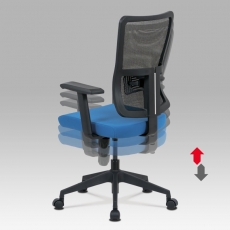 Kancelářská židle Kerrod, modrá - 3
