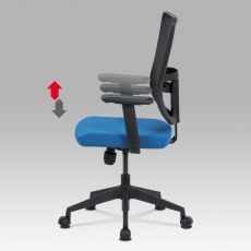 Kancelářská židle Kerrod, modrá - 6