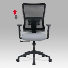 Kancelářská židle Kerrod, šedá - 7