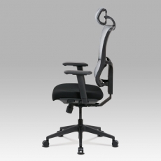 Kancelářská židle Khal, bílá / černá - 4