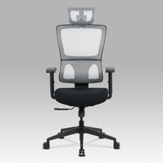Kancelářská židle Khal, bílá / černá - 10