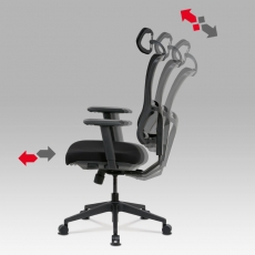 Kancelářská židle Khal, černá - 6
