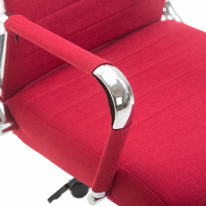 Kancelářská židle Kolumbus, textil, červená - 6