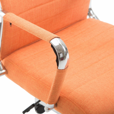 Kancelářská židle Kolumbus, textil, oranžová - 6