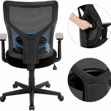 Kancelářská židle Larin, černá - 3
