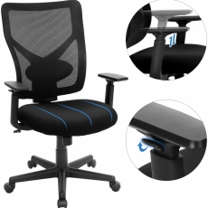 Kancelářská židle Larin, černá - 4