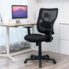 Kancelářská židle Larin, černá - 7
