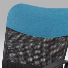 Kancelářská židle Lauren, modrá / černá - 5