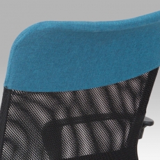Kancelářská židle Lauren, modrá / černá - 8