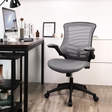 Kancelářská židle Lavande, stříbrná - 2
