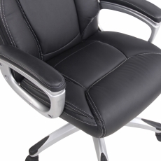 Kancelářská židle Leeston, černá - 7