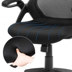 Kancelářská židle Leman, černá - 5