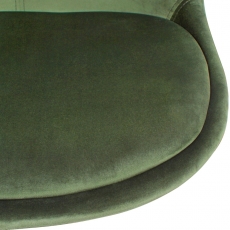 Kancelářská židle Leon, samet, zelená - 7