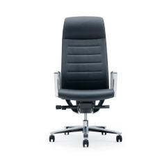 Kancelářská židle Lider HB, syntetická kůže, černá - 2