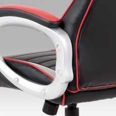 Kancelářská židle Lois, černá / červená - 19