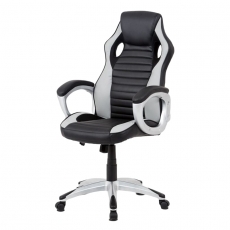 Kancelářská židle Lois, černá / šedá - 1