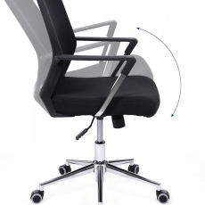 Kancelářská židle Luna, černá - 3