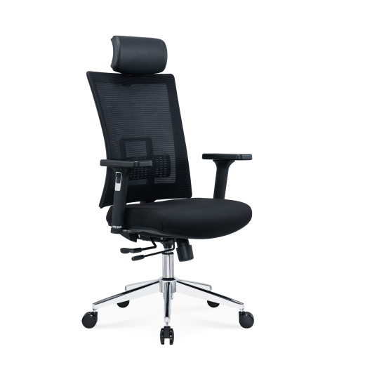 Kancelářská židle Luxe HB, textil, černá - 1