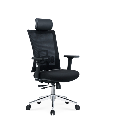 Kancelářská židle Luxe HB, textil, černá