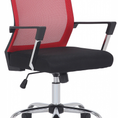 Kancelářská  židle Mableton, černá / červená - 1