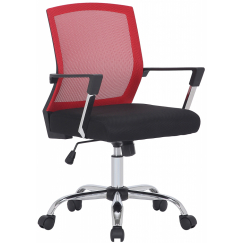 Kancelářská  židle Mableton, černá / červená