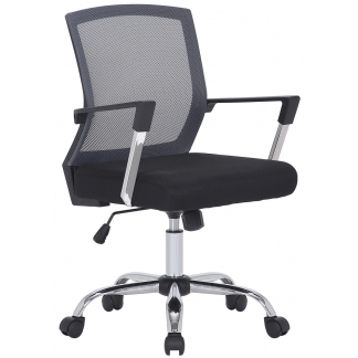 Kancelářská  židle Mableton, černá / šedá