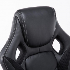 Kancelářská židle Magnus, černá / černá - 5