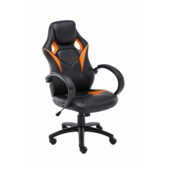 Kancelářská židle Magnus, černá / oranžová