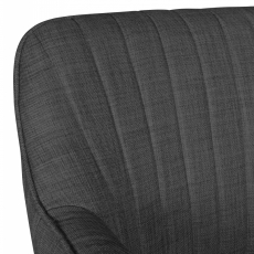 Kancelářská židle Mara, textilní potahovina, černá - 6