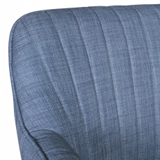 Kancelářská židle Mara, textilní potahovina, modrá - 6