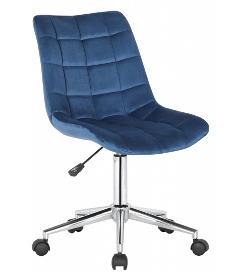 Kancelářská židle Medford, samet, modrá