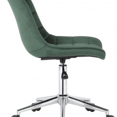 Kancelářská židle Medford, samet, zelená - 3