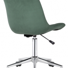 Kancelářská židle Medford, samet, zelená - 4