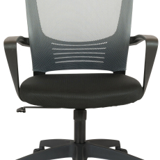 Kancelářská židle Merlin, černá / šedá - 2