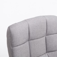 Kancelářská židle Mikos, textil, šedá - 4