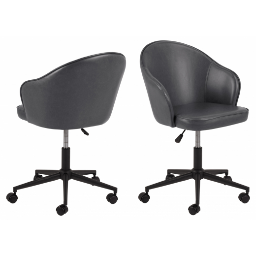 Kancelářská židle Mitzie, černá - 1