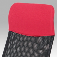 Kancelářská židle Monica, červená / černá - 6