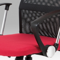 Kancelářská židle Monica, červená / černá - 7