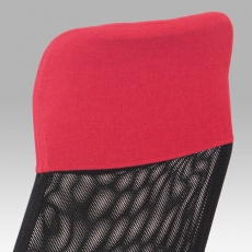 Kancelářská židle Monica, červená / černá - 8