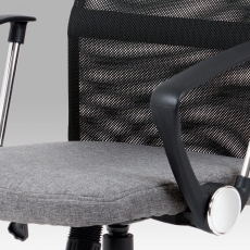 Kancelářská židle Monica, šedá / černá - 7
