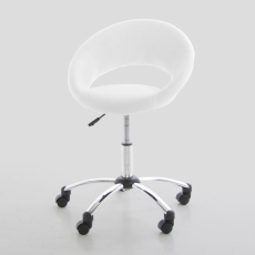 Kancelářská židle na kolečkách Sunny bílá - 2