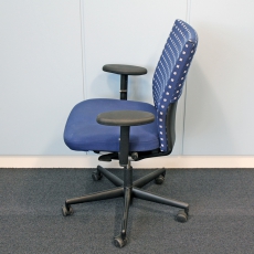 Kancelářská židle na kolečkách VITRA, modrá - 2