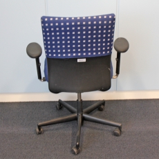 Kancelářská židle na kolečkách VITRA, modrá - 3